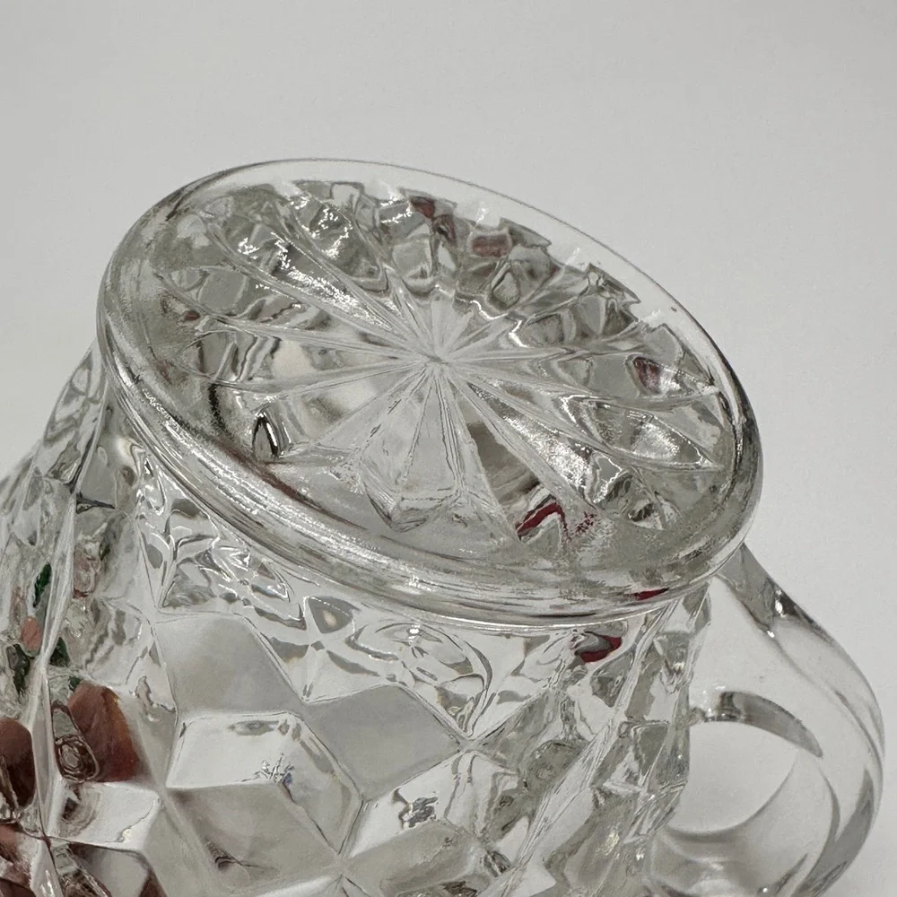 Vintage glass creamer American